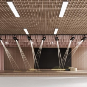 现代幼儿园舞台3D模型下载